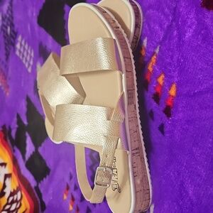 Brash Gold Sandals Women's Size 7 NWT